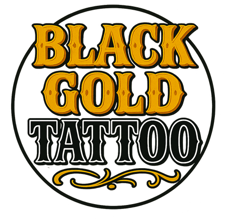 Black Gold Tattoo storefront in Midtown Sacramento, professional tattoo shop at 2421 J St